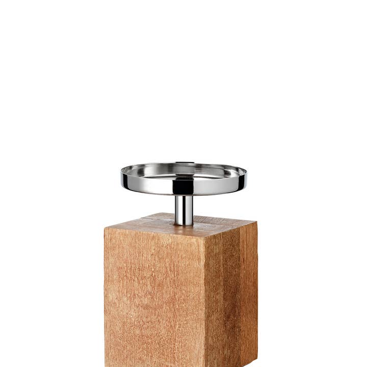 EDZARD - Wholesale Candle Holder - Candle Holder Meo, Height 16.5 cm, Nickel-Plated2