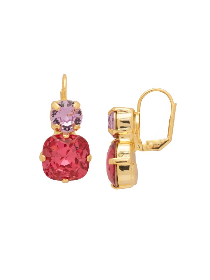 Cushion-Cut Round Dangle Earrings - EGB8BGPRO for wholesale by Sorrelli