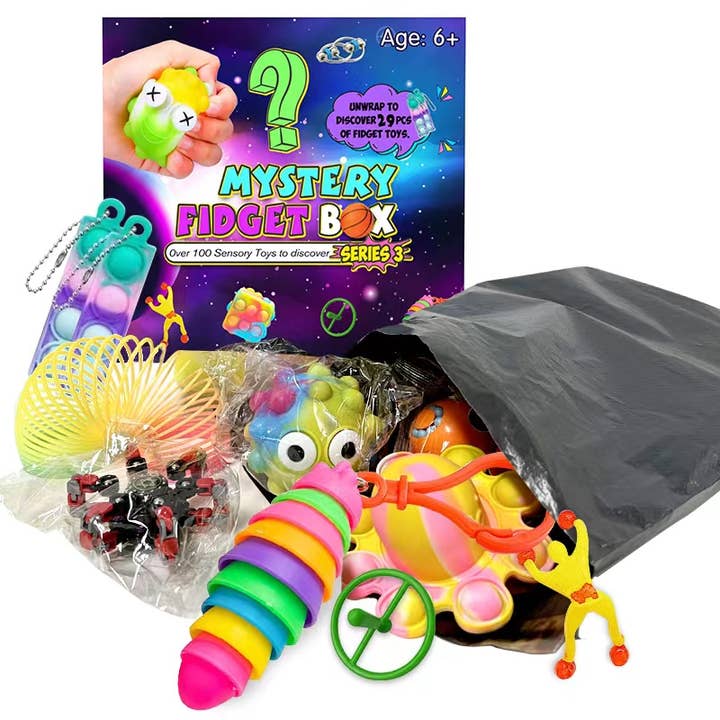 Novelty Gift Co. - Wholesale Fidget Toy - Kids - Mystery Fidget Box Series 3