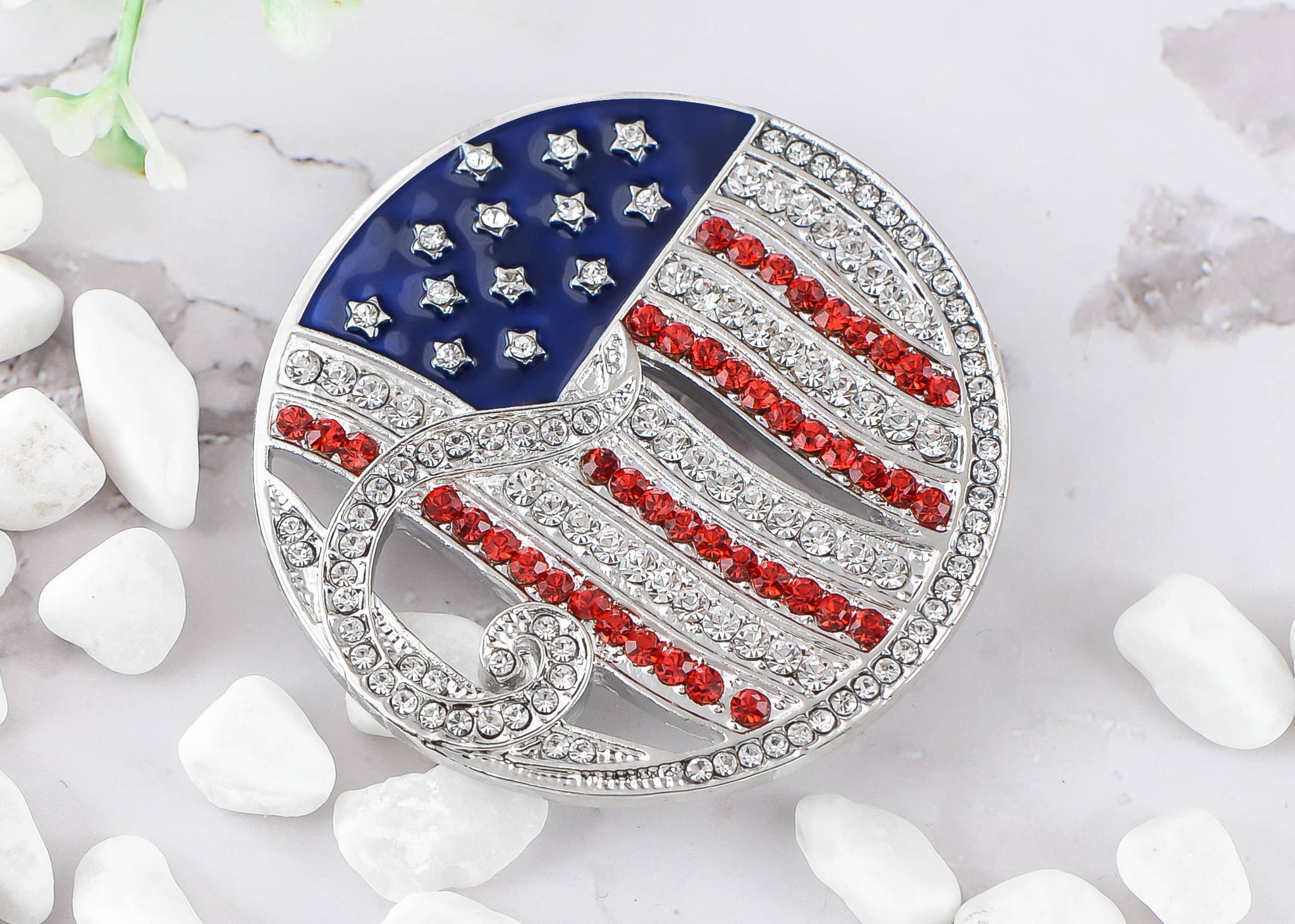 AK Brand – Großhandel Broschen – Brosche mit amerikanischer Flagge der USA, 4. Juli17