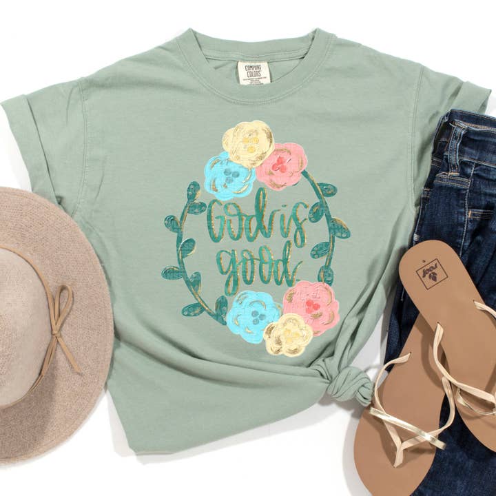 God Is Good #2228 DTF Transfer for wholesale by Flawless Transfers