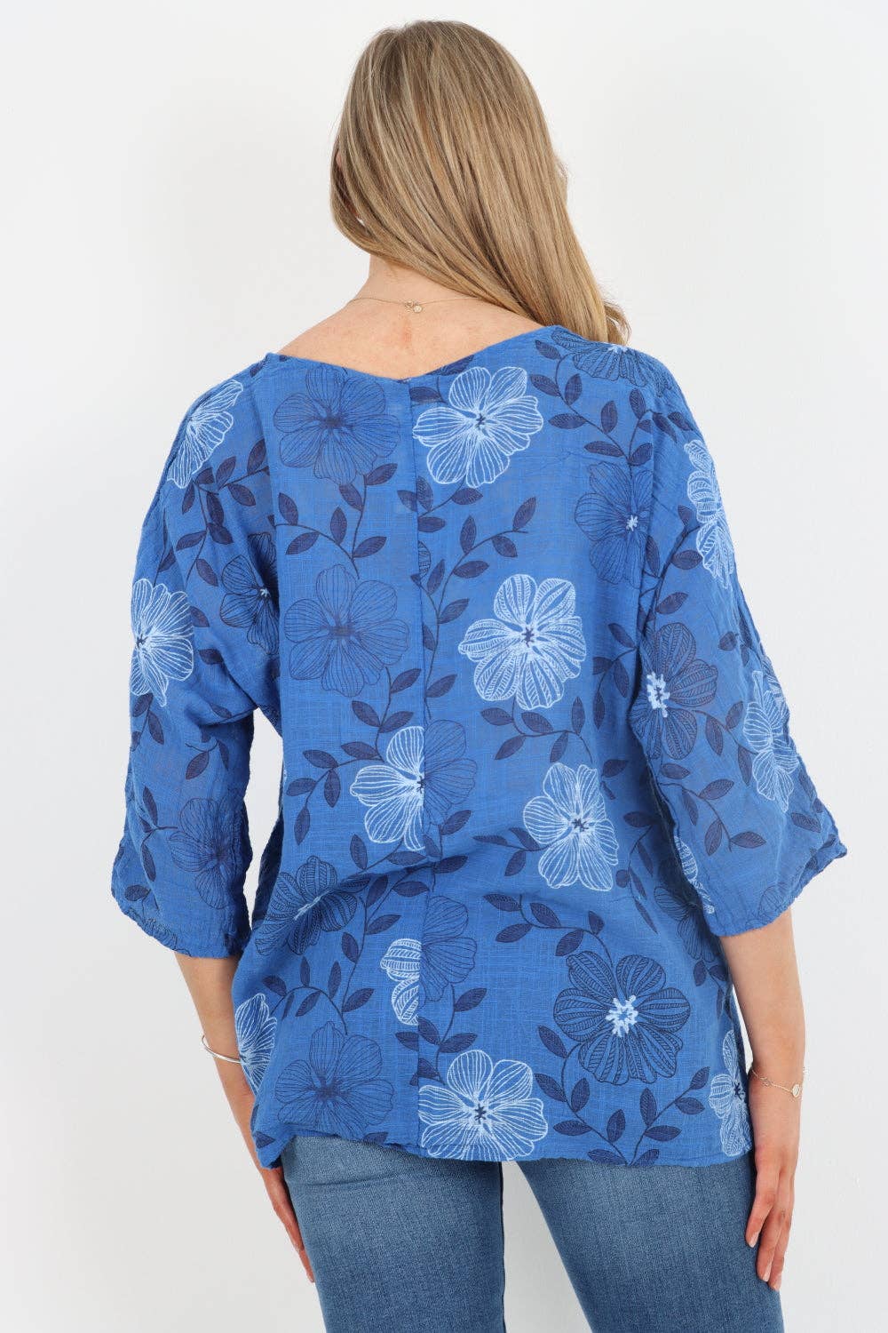 Miss Bold – Engroshandel Tunika - Dame – Italiensk bomuldsoverdel med blomsterprint43