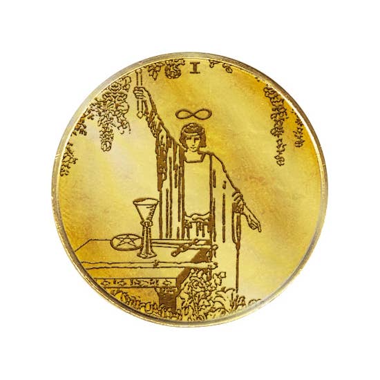 Cardshouse - Wholesale Keepsake Coin/Token - The Magician Tarot Talisman Lo Scarabeo1