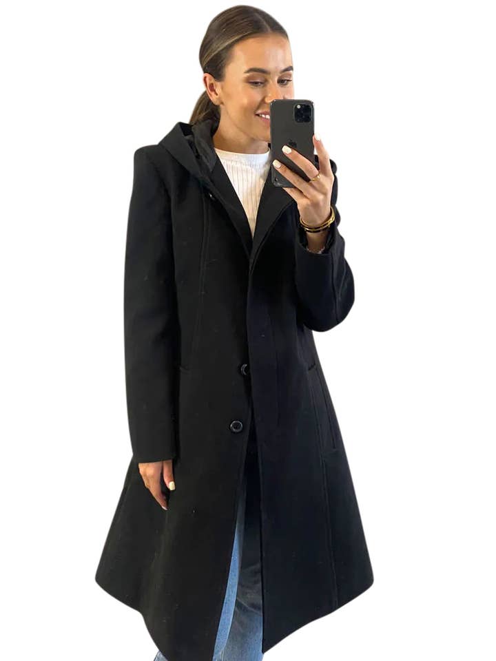 Anastasia – wholesale Coat – Women’s – Anastasia Fashions Faux Wool Hooded Winter Coat