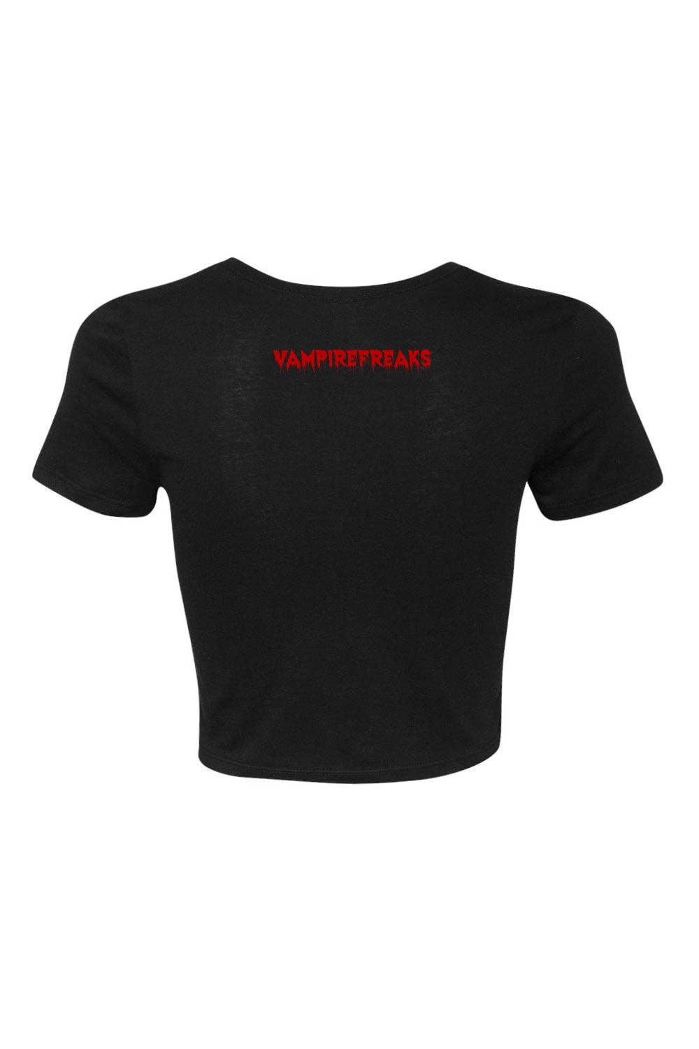 vampirefreaks - Wholesale Screen Printed T-Shirt - Women's - Bite Me Crop Top1