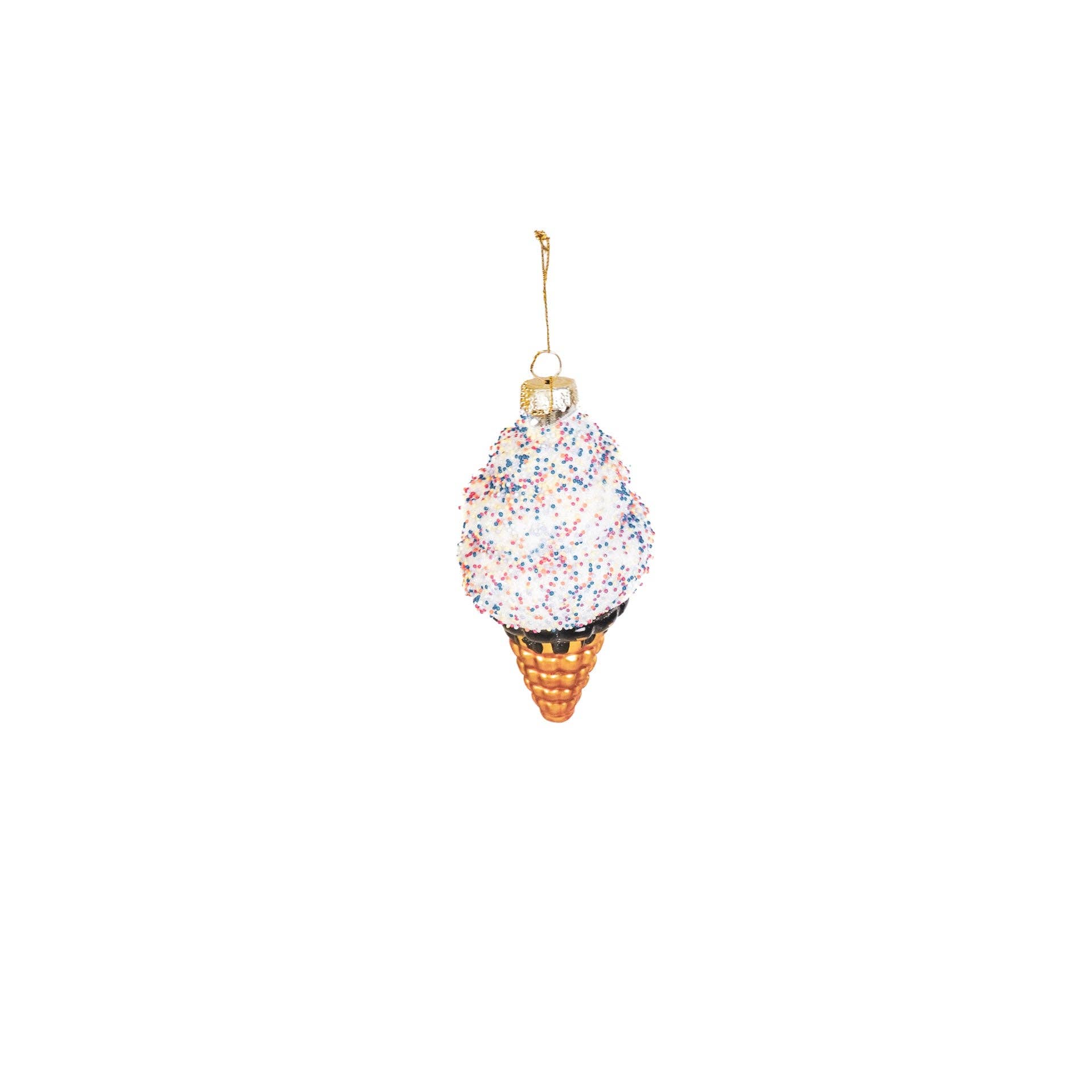 Housevitamin bv - Wholesale Ornament - Xmas Hanger - Icecream - Glass - 5,5x5,5x12cm1