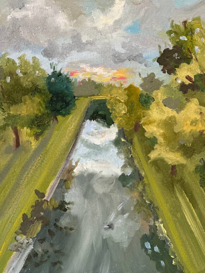 Französische Postkarte mit Schlossblick für den Großhandel von Carpe Diem Papers