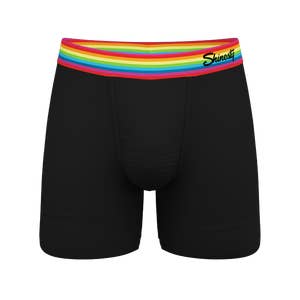 Rainbow Stripe Waistband Boxer Briefs