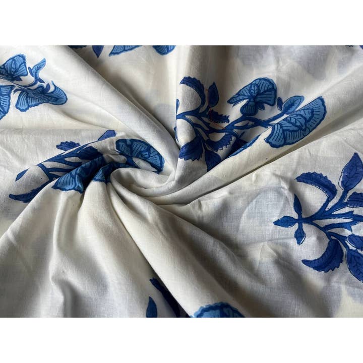 Bhawana Handicrafts - Wholesale Textielverf - Traditionele printstof Indiase katoenstof met bloemenprint3