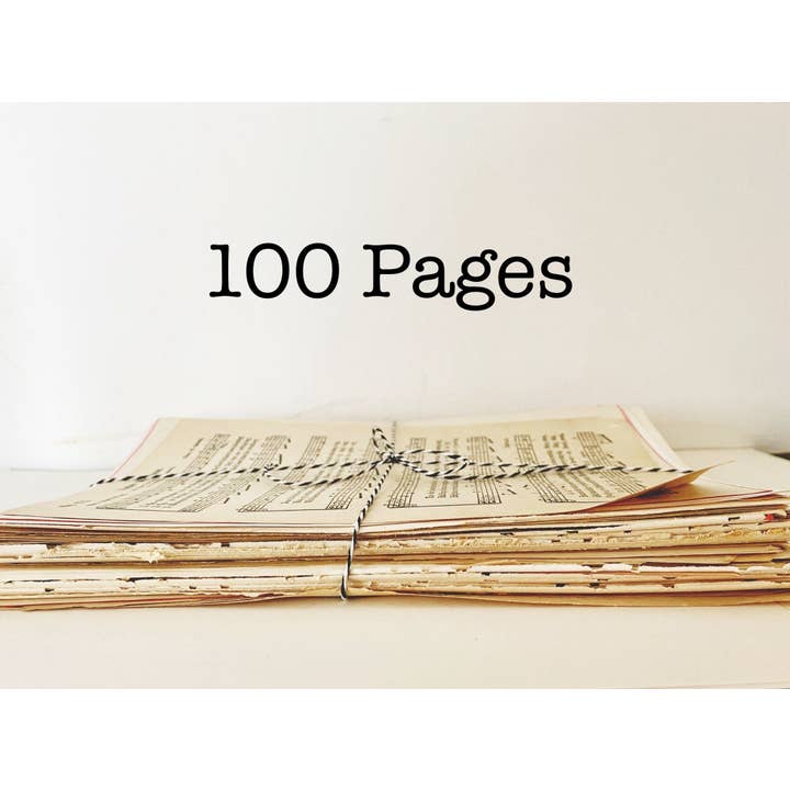 Moonbeam Mercantile - Wholesale Craft Supplies - Vintage Hymnal Sheet Music for Crafting & Weddings4