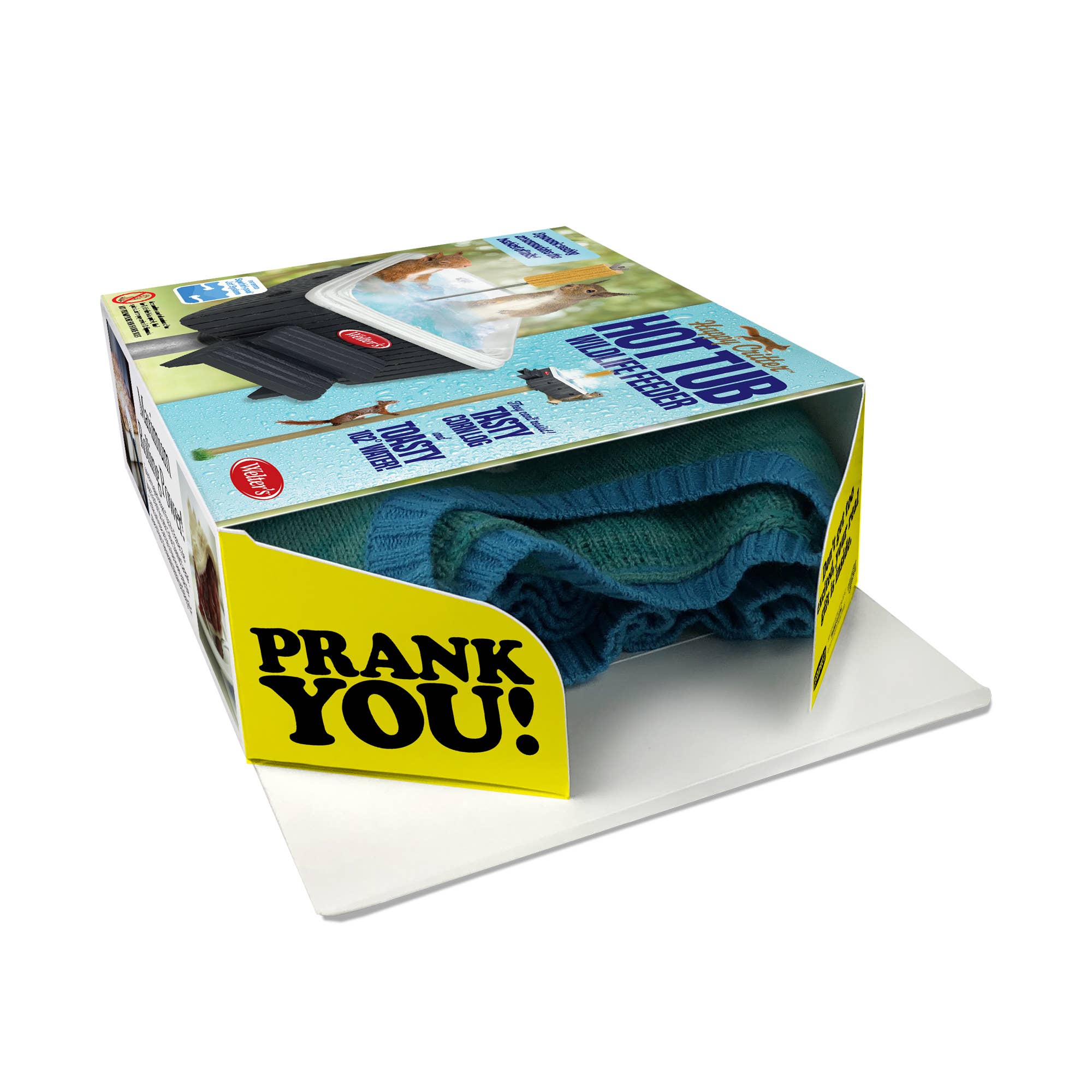 Prank-O - Vendita all'ingrosso Regalo divertente/originale - Vasca idromassaggio a forma di scoiattolo, confezione regalo Prank3