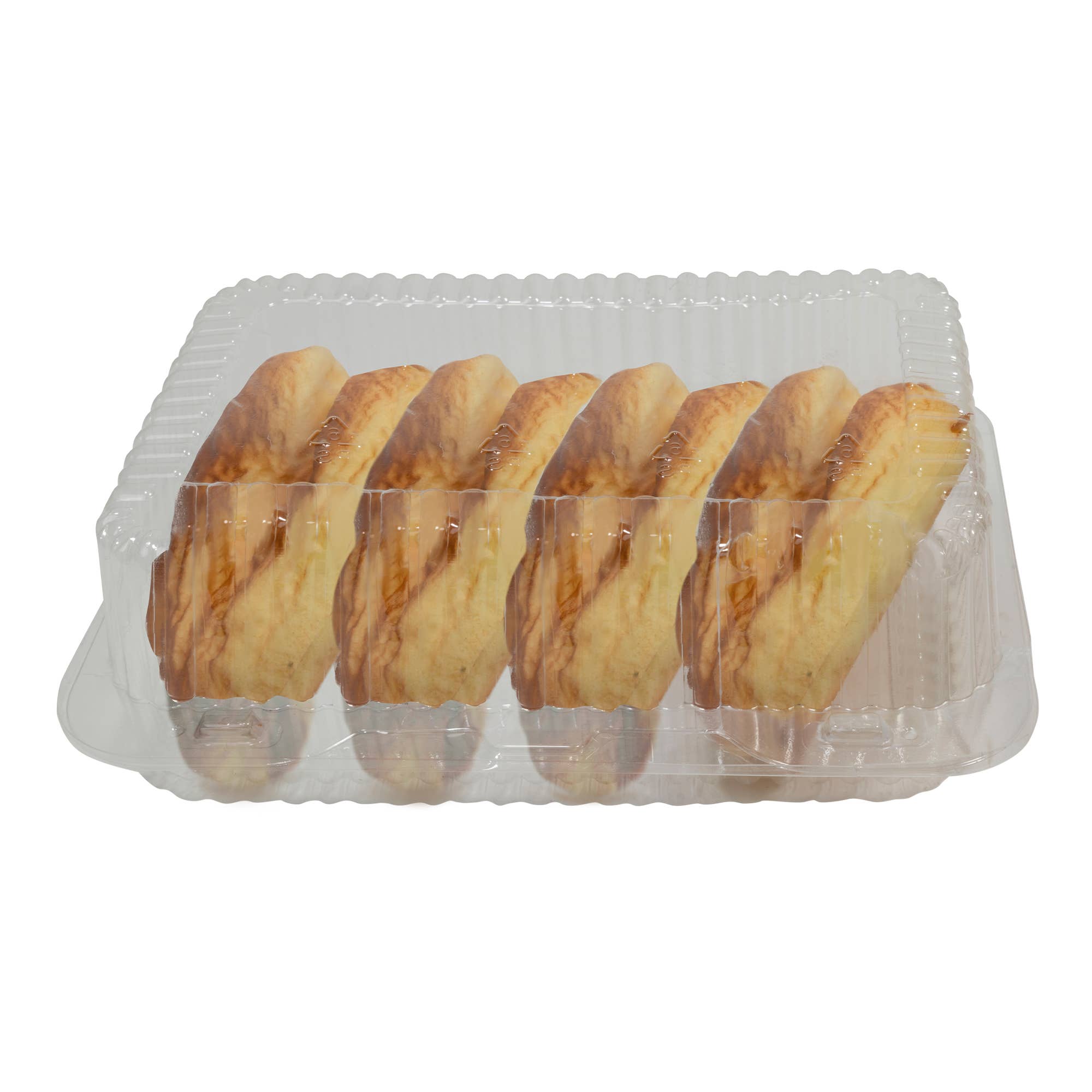 Portofino International Trading, USA - Vente Boîtes de conservation - Récipient rectangulaire à charnière en plastique 60 pièces/sac - Transparent1