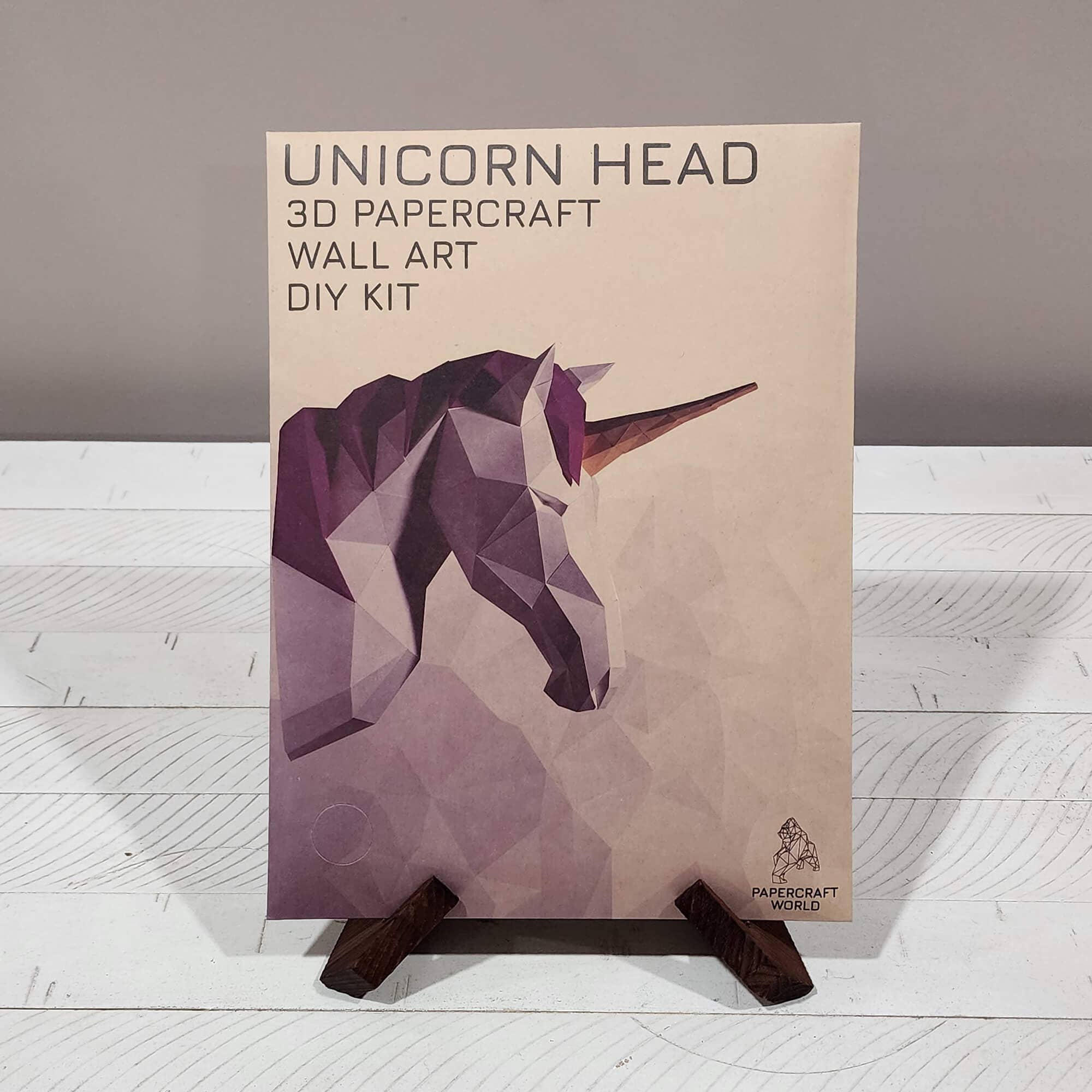 PAPERCRAFT WORLD – wholesale Wall Accent – Unicorn 3D PaperCraft Wall Art, Animal Origami Model8
