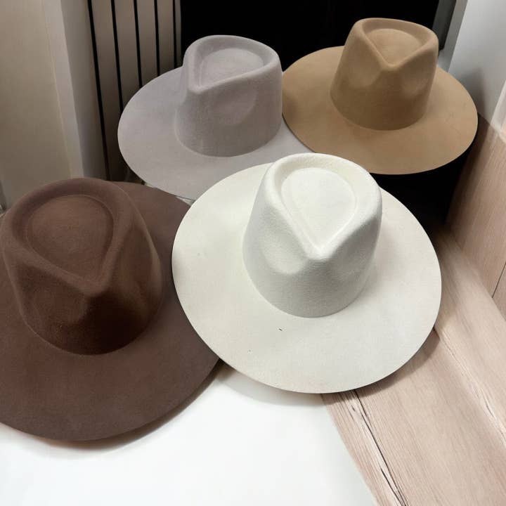 Queens INC - Wholesale Fedora - Women's - Australian Wool Rancher Hat – Stiff, Structured 4