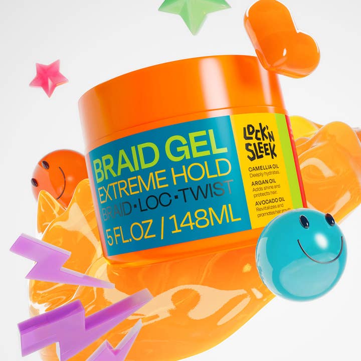 Lock'N Sleek - Wholesale Hair Styling Gel/Mousse - Braid Gel Extreme Hold13