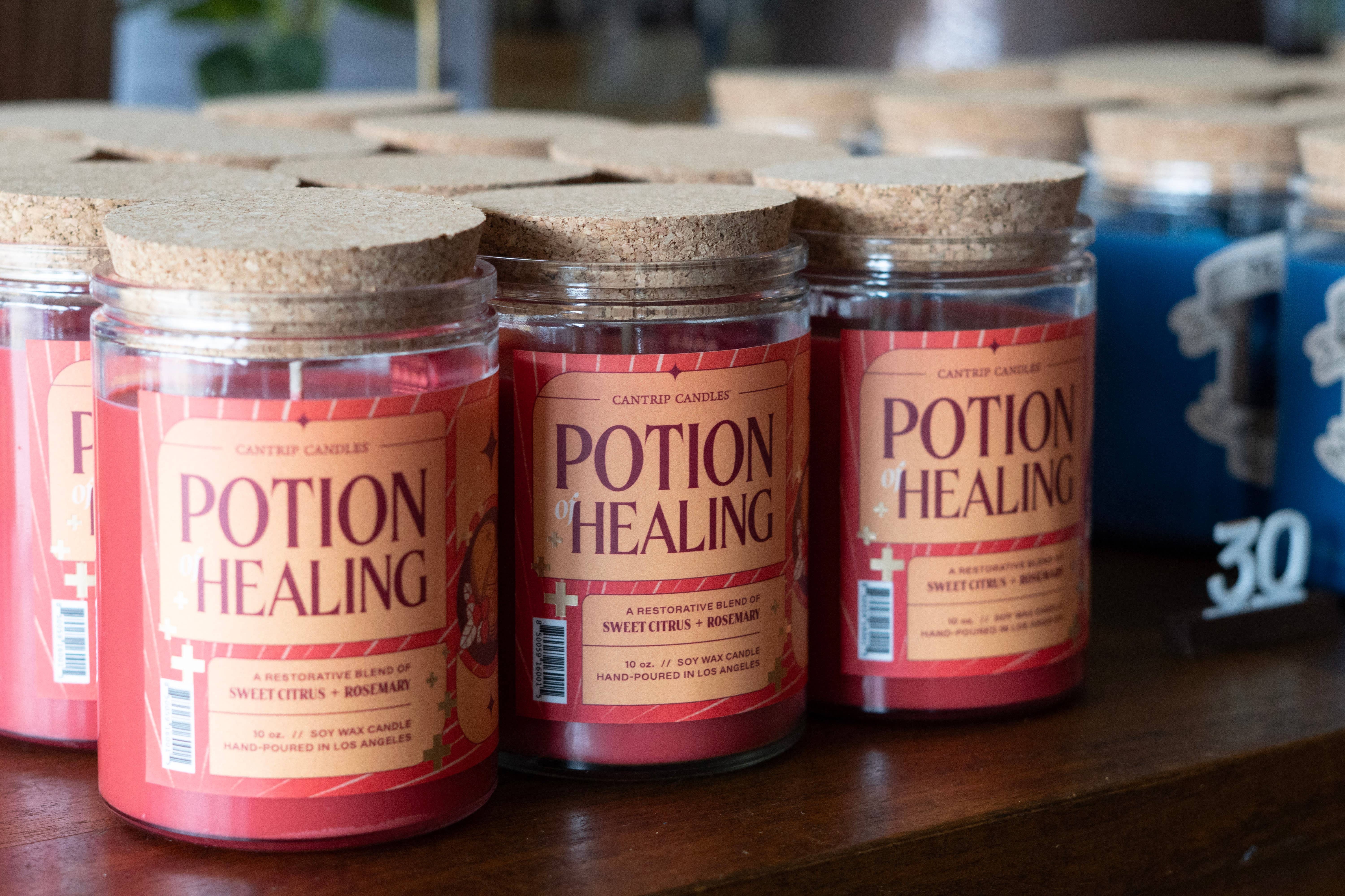 Cantrip Candles - Wholesale Jar/Filled Candle - Healing Potion 10oz Candle1