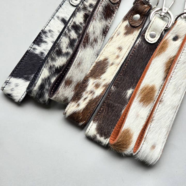 Ranchers Closet - Wholesale Keychain - Women's - Hair-on Western Long Keychain - Genuine Cowhide Keychain10