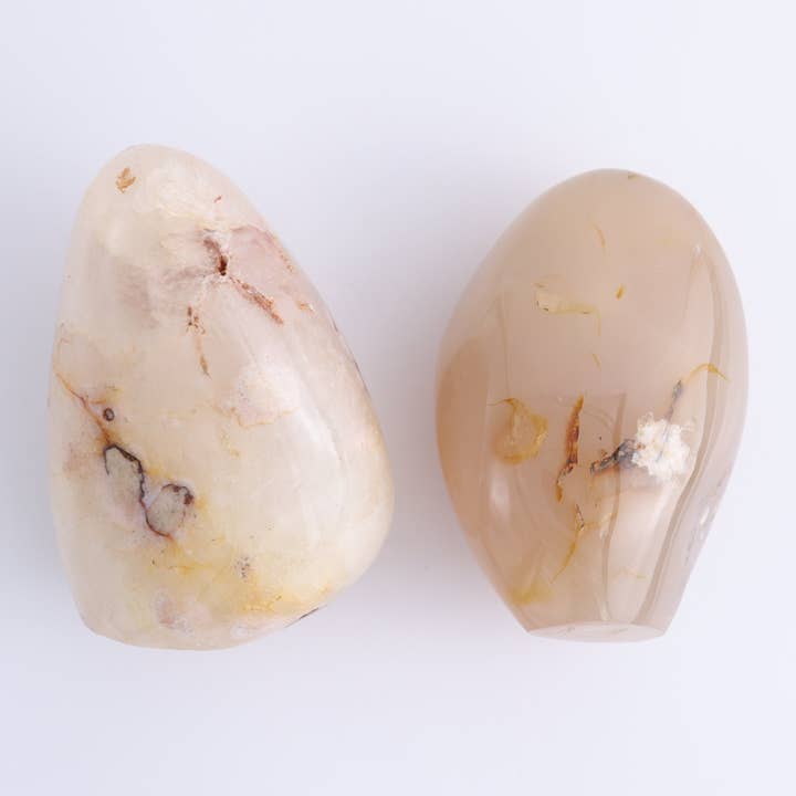 Mi Esperanza Minerals - Wholesale Spiritual Stone/Crystal - Flower Agate Freeforms Set of 61