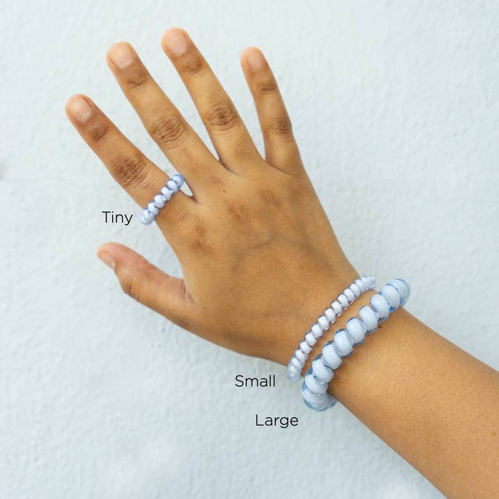 TELETIES - Venta al por mayor Goma para el pelo - Mujer - Bobinas para el cabello en espiral | Pequeñas | Cintas para el cabello de la Universidad de Arkansas3