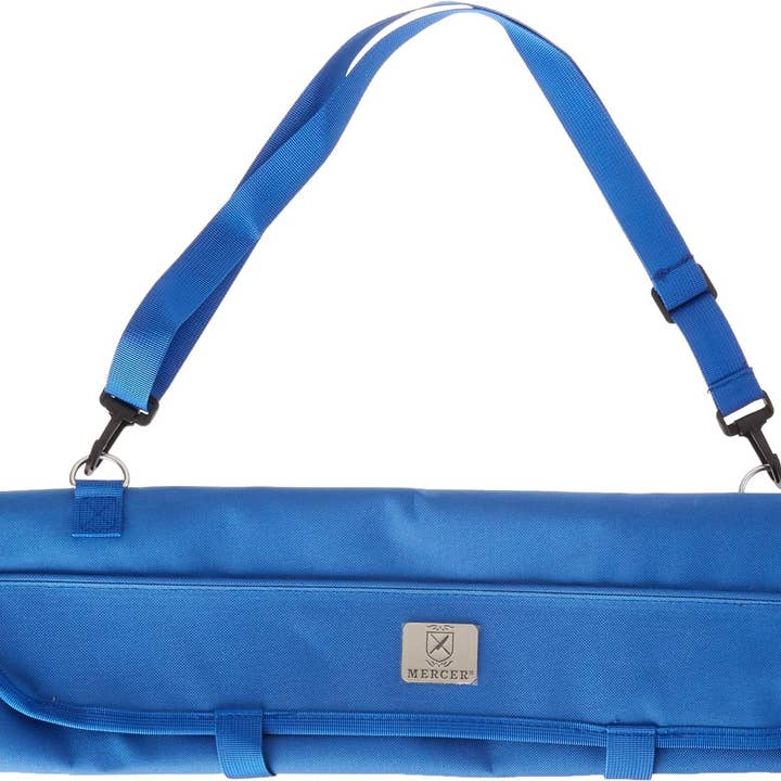 Barfly Mixology Gear & Mercer Culinary - Wholesale Knife Storage - Mercer Culinary 7-Pocket Knife Roll, Blue0