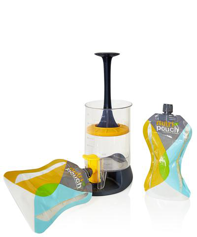 NutriPouch - Vente Boîtes de conservation - Système de sachets de boissons Value Pack-Nutripouch avec 2 sachets réutilisables de 250 ml0