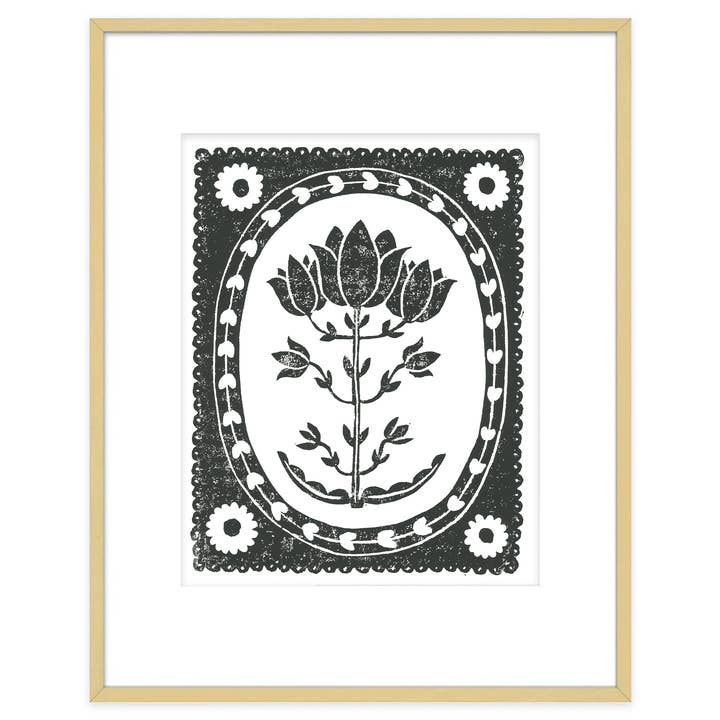 Tulpankonsttryck i anpassad färg — botanisk inredning för wholesale av The Prints Princess