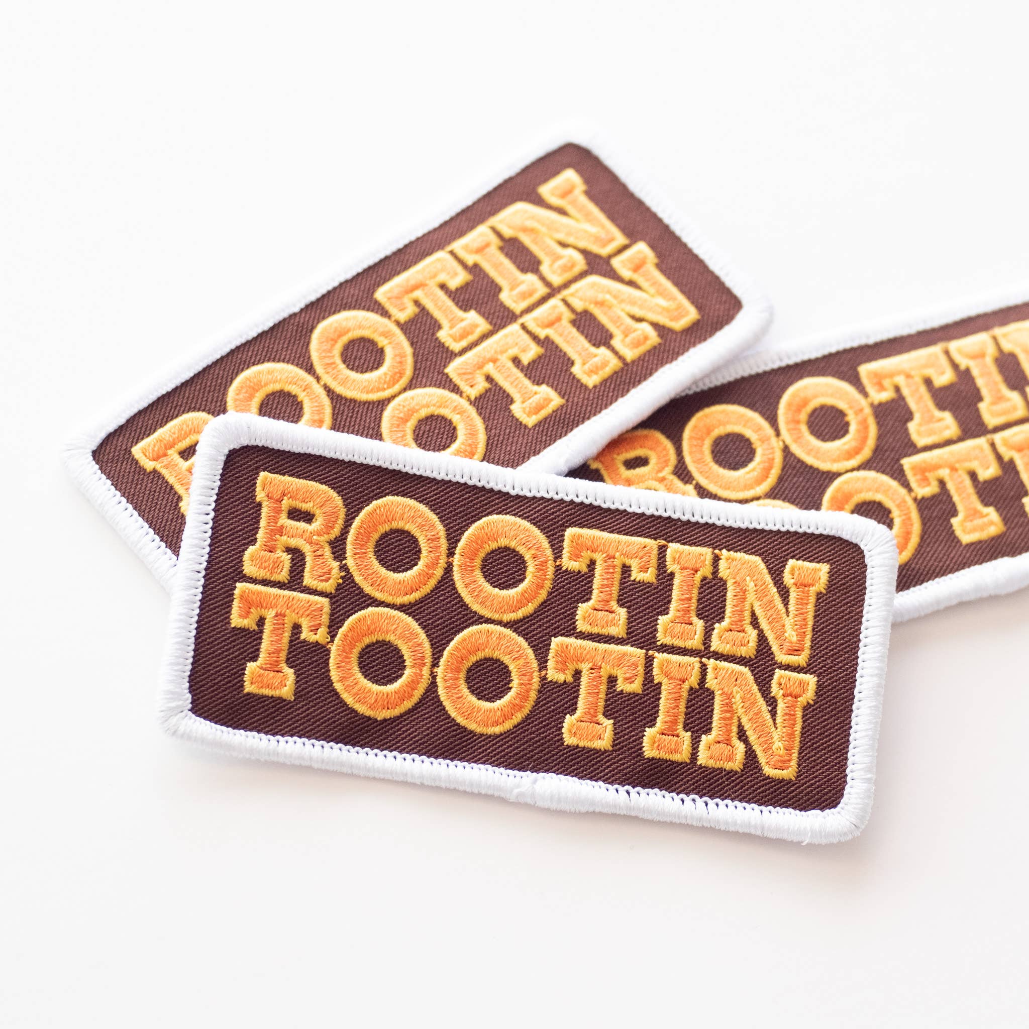 Union Made - Wholesale Patch - Rootin Tootin Embroidered Iron on Patch3