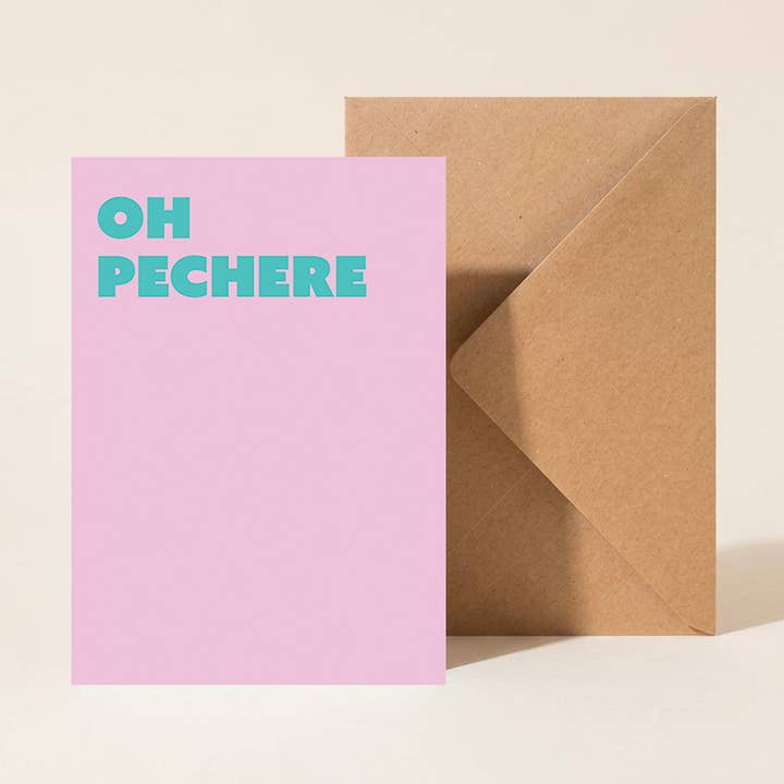 Carta + busta "Oh poverino" per la vendita all'ingrosso da parte di Majo Edition