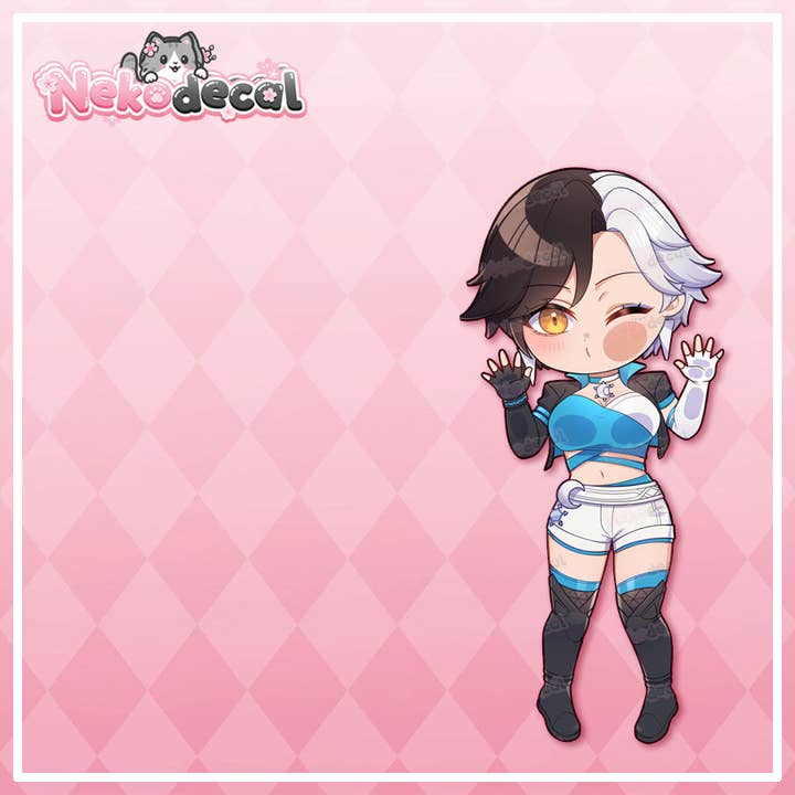 Nekodecal - Wholesale Sticker - Chibi Hero Peekers11
