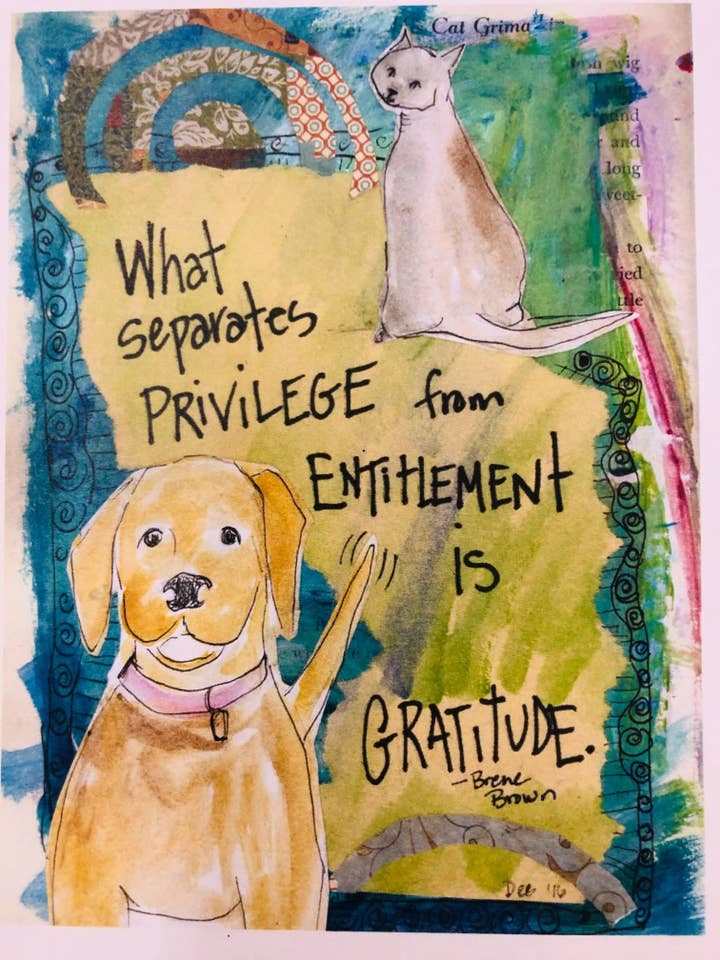 Privilegio y gratitud #35 para venta al por mayor de PaintStorms Studio