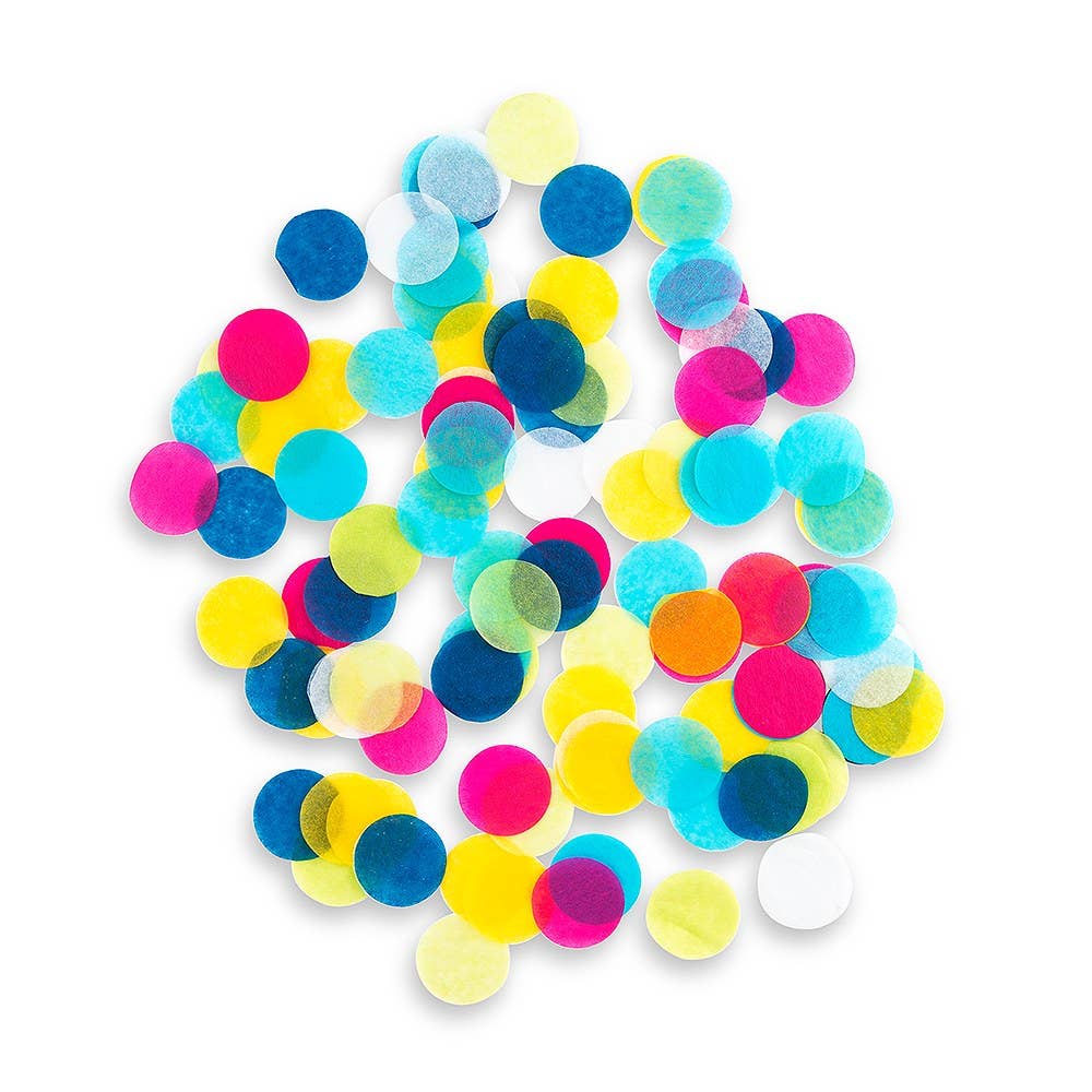 Weddingstar Inc. – wholesale Confetti – Bright Summer Mix Jumbo Party Confetti - Pink, Green, Blue0