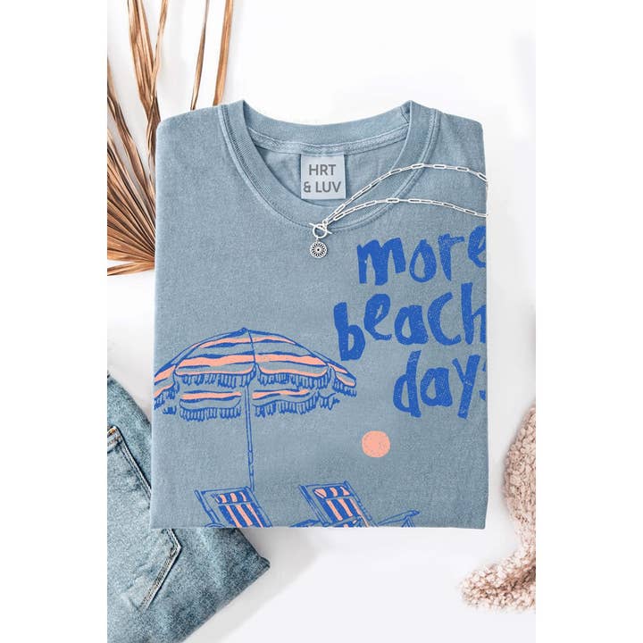 HRTandLUV - Wholesale T-Shirt (Graphic) - Women's - MORE BEACH BOYS WASHED GRAPHIC TEE