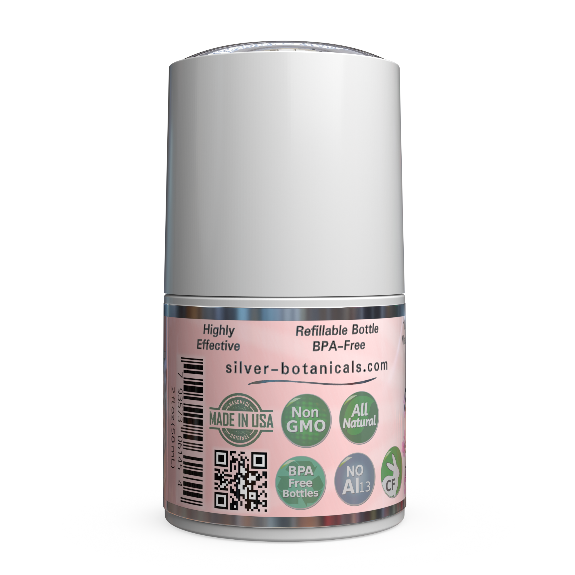 Silver Botanicals - Vendita all'ingrosso Deodorante - Unisex - Silver Shield Deodorante - Roll-on, 2 oz10