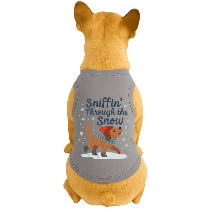 Sniffin' Through the Snow for wholesale by Diva Dog Clothing
