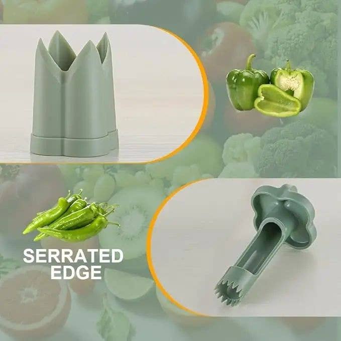 VIGOR - Wholesale Kitchen Tool/Gadget - Pepper Deseeder Bell Pepper Corer Pepper Corer Tool 2 in16
