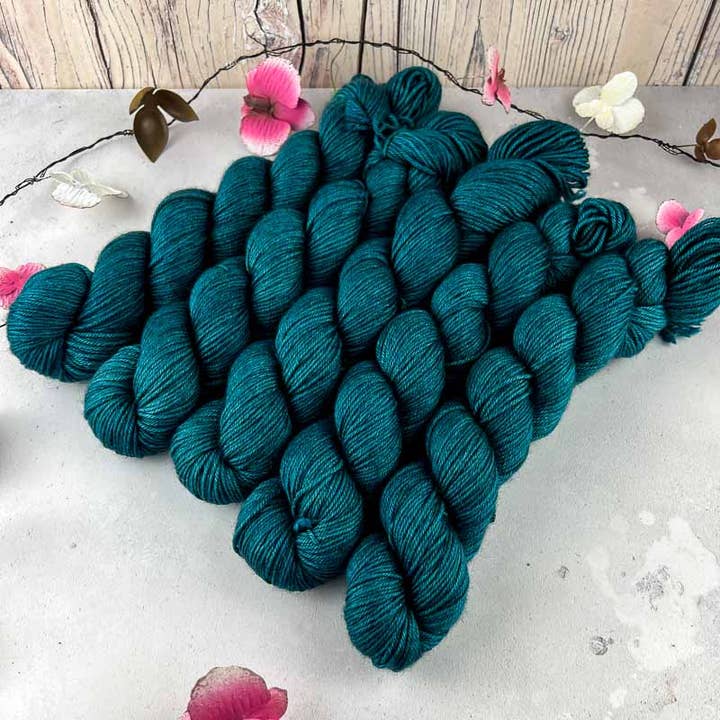 Orchidean Luxury Yarns - Wholesale Yarn - Mulberino 4ply Merino Silk and Yak yarn dyed to order20