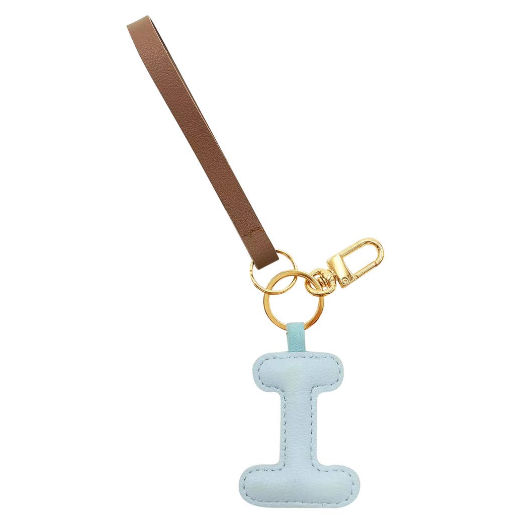 Fashion City – wholesale Keychain – Women's – Alphabet Faux Leather Key Chain Bag Charm3