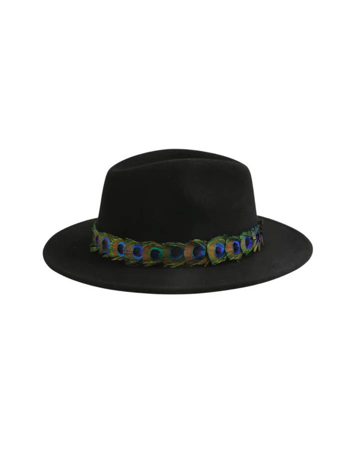 Il Fedora Pavone Blu Navy per la vendita all'ingrosso da parte di Hortons England