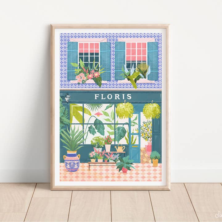 Simply, Katy – wholesale Art print – Florist Shop Print1