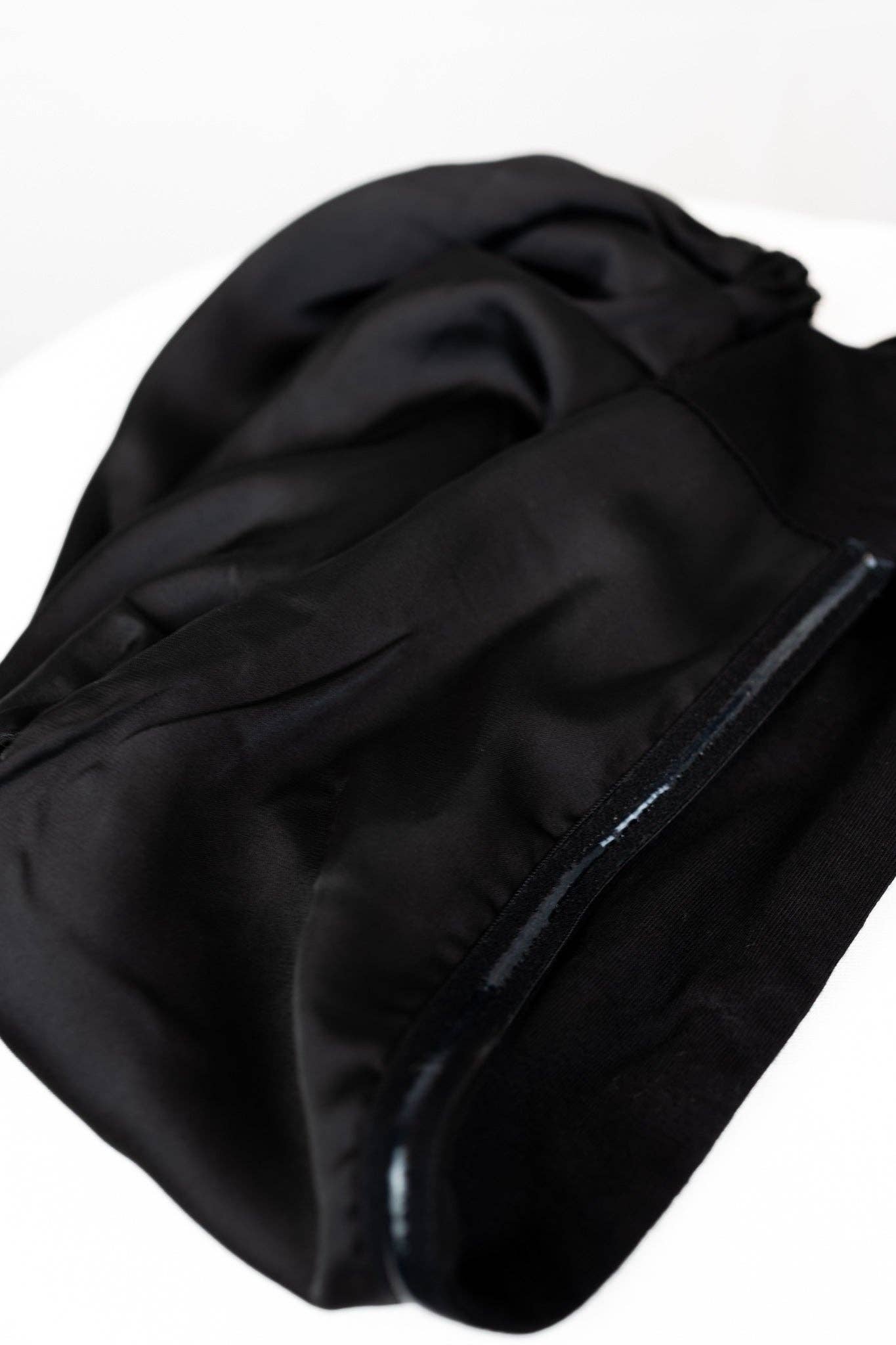 Bella Hijabs - Wholesale Hijab - Women's - Satin Lined Under Cap - Black1