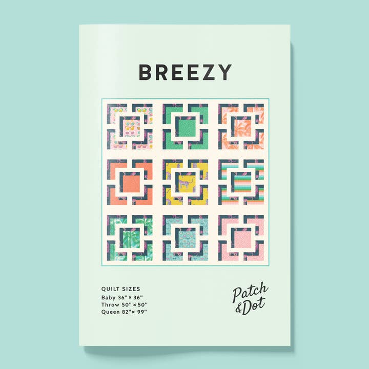 Breezy Printed Quilt Pattern for wholesale by Patch and Dot