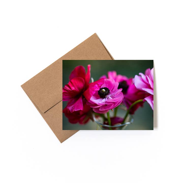 Andrea Morris Art - Wholesale Stationery/Notecard Set - Floral Card Variety Pack (5 Different Cards + Envelopes)8