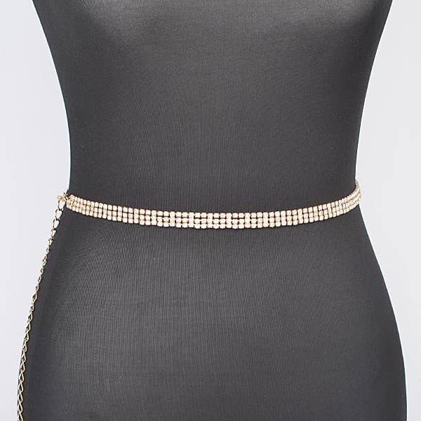 Shop Neighbors - Wholesale Belt – Women's - Rhinestone Plus Size Chain Belt1