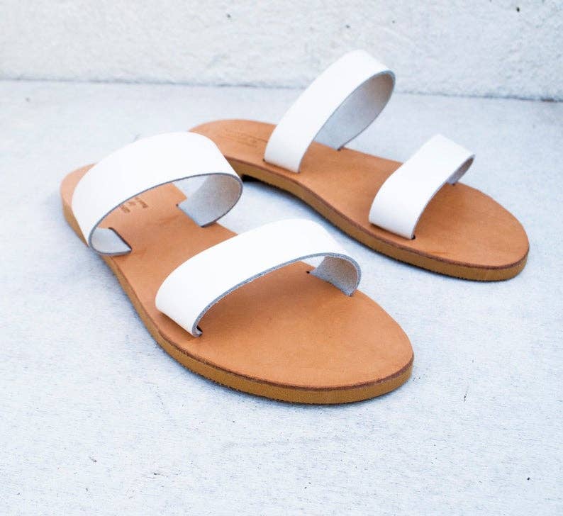 Three strap slides, Women sandals – Nikolasandals