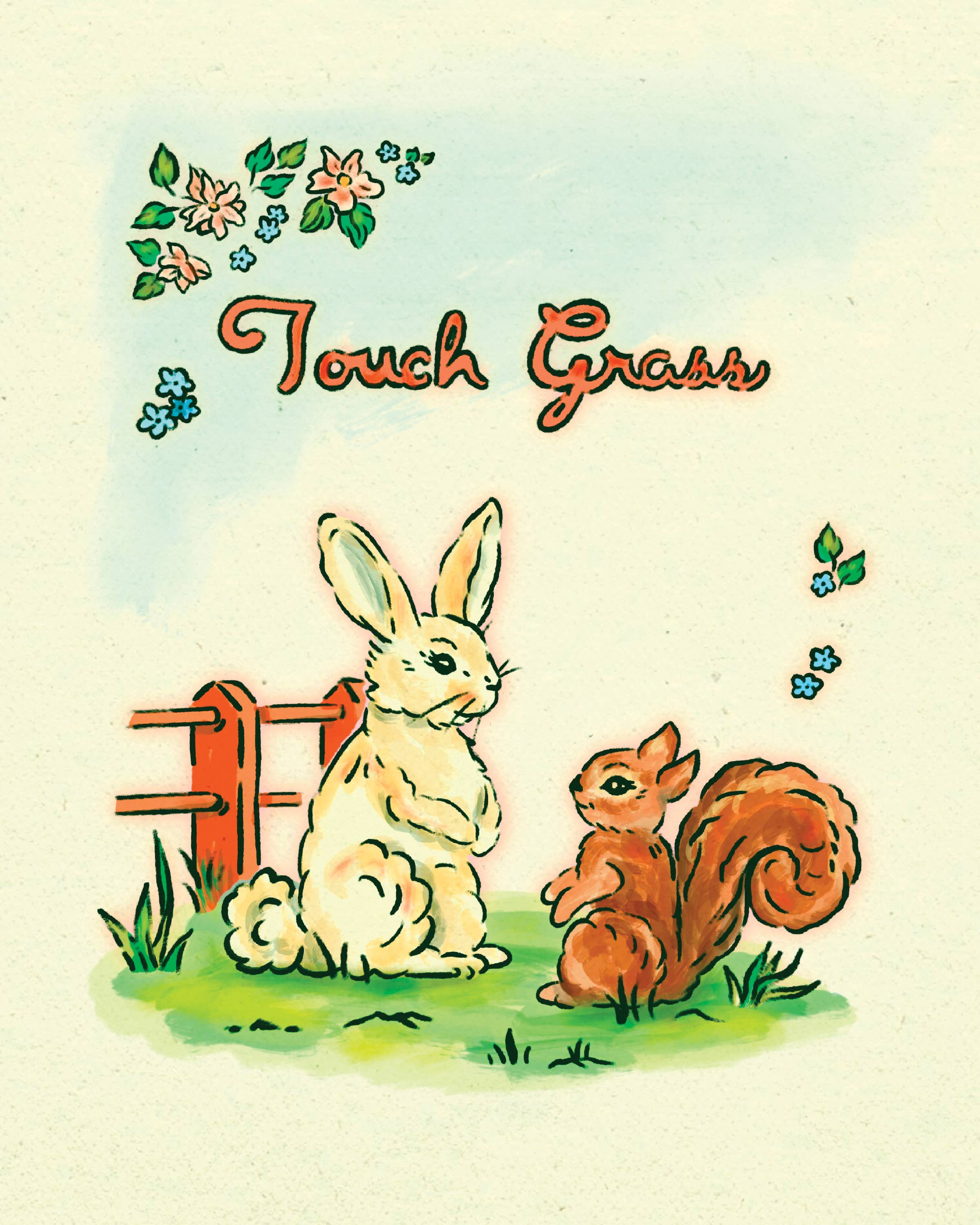 Everyday Antonia Mae - Wholesale Art Print - Touch Grass | 8x10 Print1