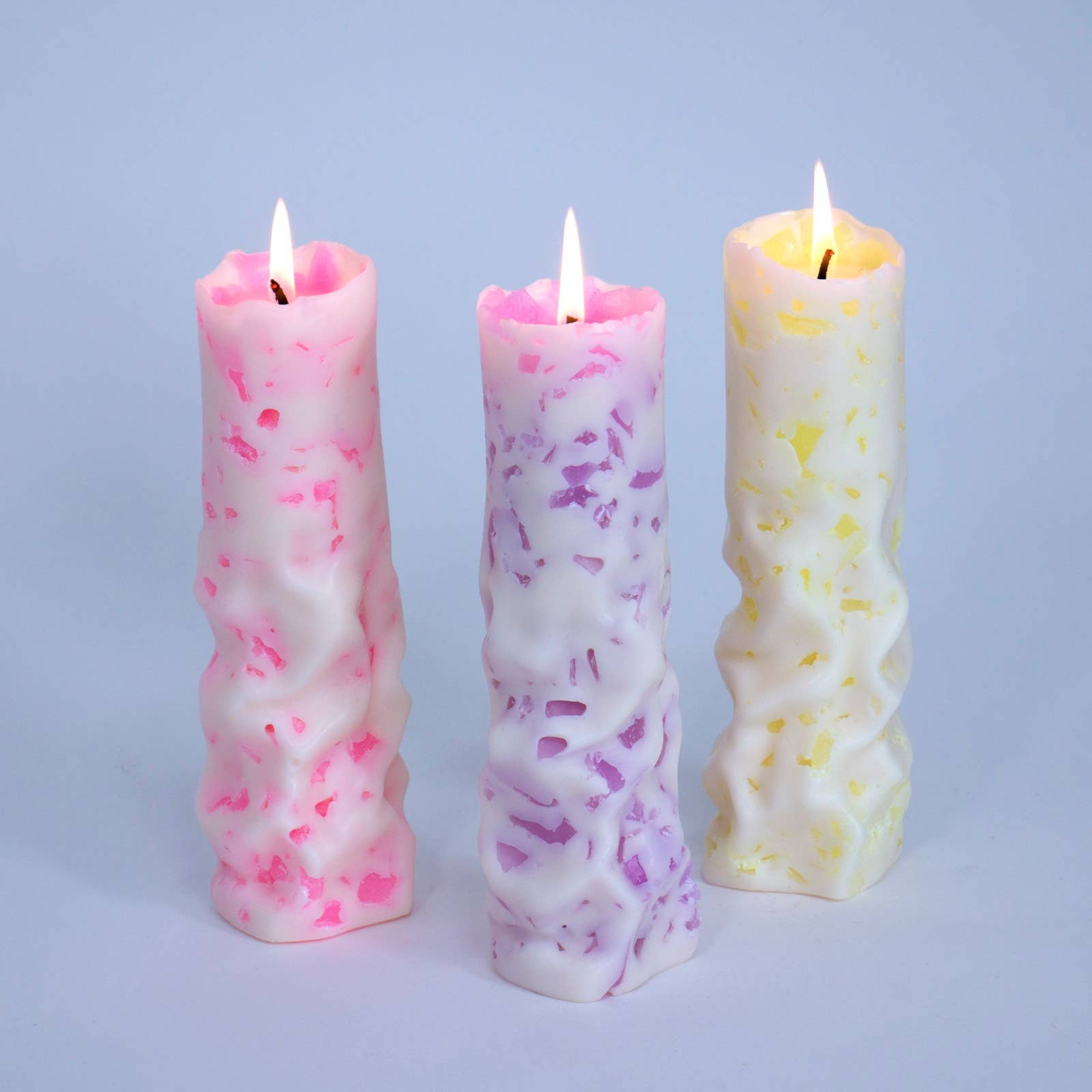 Made By Humans Designs - Wholesale Novelty Candle - Neon Terrazzo Candles3