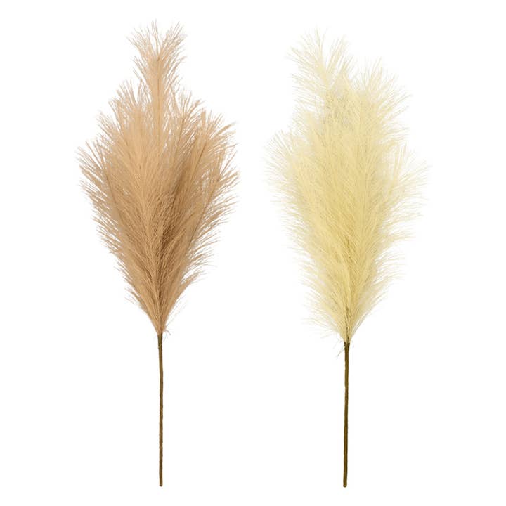 2 Asst Tan & Natural Feather Picks for wholesale by WT Collection