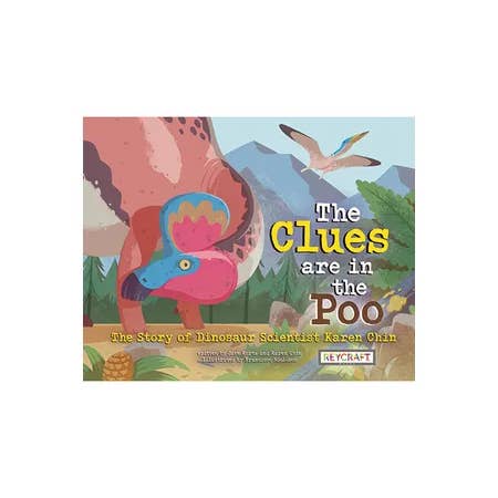 Las pistas están en la caca: La historia del científico de dinosaurios para venta al por mayor de Reycraft Books