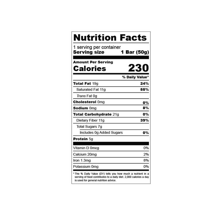 The Conscious Bar - Wholesale Chocolate bar - Date Sweetened Dark Chocolate - Orange Blossom 2