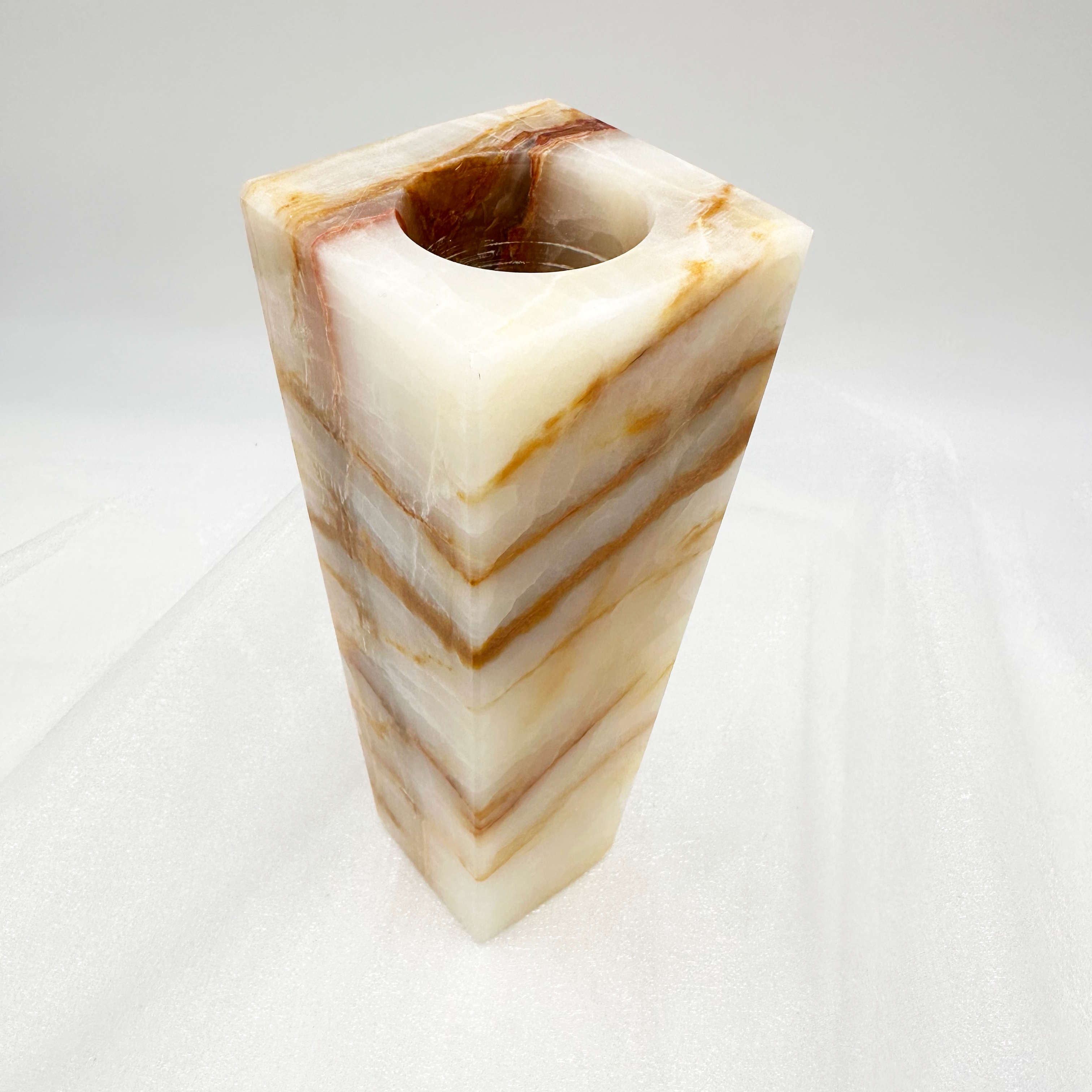 Page Imports - Wholesale Vase - 8" Square Vase in Marble and Onyx23